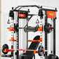 SmartFit M1 Max pin-loaded multi-functional training smith machine and power rack for home gym weightlifting workouts.