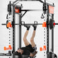SmartFit M1 Max multi-functional Smith machine with power rack, weightlifting setup for home gym exercises, black steel construction