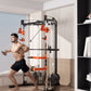 SmartFit C1 Max Multi Functional Cable Crossover Station 130kgs Pin Loaded  Machine + Multi Func Bench+7Ft Olympic Barbell + 100kgs Weights