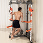 SmartFit C1 Max Multi Functional Cable Crossover Station 130kgs Pin Loaded  Machine + Multi Func Bench+7Ft Olympic Barbell + 100kgs Weights