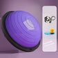 Blue Hemisphere Trainer by Online Fitness Depot, inflatable balance trainer for core exercises, yoga, rehab, and Pilates.