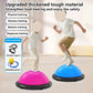 Blue Hemisphere Trainer, portable inflatable balance trainer for core exercises, yoga, rehab, and Pilates with stable base.
