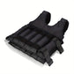 Online Fitness Depot adjustable 50kg weighted vest for fitness training, with padded straps and weight plates for strength workouts.