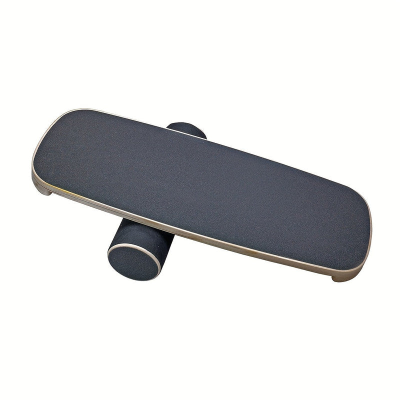 Wooden surf balance board for core training, designed by Online Fitness Depot, for sports, fitness, and gym workout exercises.