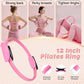 13-Piece Pilates Equipment Set for Women - Yoga & Fitness Set - Home Pilates Training Set - Home Gym Set - Exercise Bands - Resistance Band - Exercise Ball - Beginner Yoga Set with Pilates Ring, 24 cm Yoga Ball, 5 Resistance Bands, Magic Circle