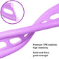 Elastic Abdominal Trainer - Fitness Resistance Bands - Ab Trainer - Ab Roller - Ab Wheel - Abdominal Wheel - Resistance Fitness Resistance Pedal Band - Multifunctional Tension Cord - Training Aids - Leg Stretching - Fitness Equipment - Purple