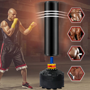 Adult and kid punching bag stand for boxing training, 175cm speed kick training equipment by Online Fitness Depot.