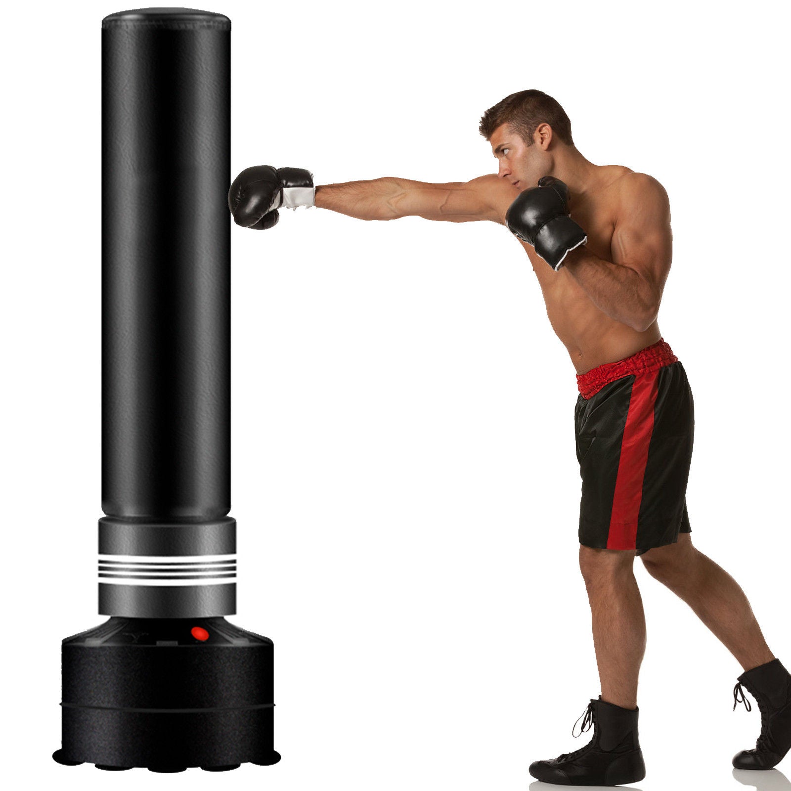 Standing boxing bag for punch training, 170cm size, suitable for adults and kids, from Online Fitness Depot in sports and fitness.