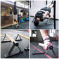 Pair of blue parallettes for push-ups and exercises, featuring double rod stand for home gym fitness training.