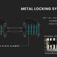 ATIVAFIT 32.5kg adjustable dumbbell for home gym fitness training, with a black handle and weight plates for strength exercises.