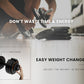 Online Fitness Depot ATIVAFIT 32.5kg adjustable dumbbell for home gym and fitness training, with textured grip and weight plates.