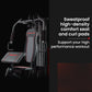 Compact home gym set with 150lb weight plates from Online Fitness Depot, featuring multi-station exercise and weightlifting equipment.