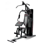 Proflex Multi-Station Home Gym Set with 98lbs weight plates, showcasing various exercise stations and weights for full-body workouts.