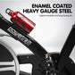 Black Powertrain home gym spin bike with flywheel for indoor exercise, featuring adjustable seat and handlebars for effective cardio workouts.