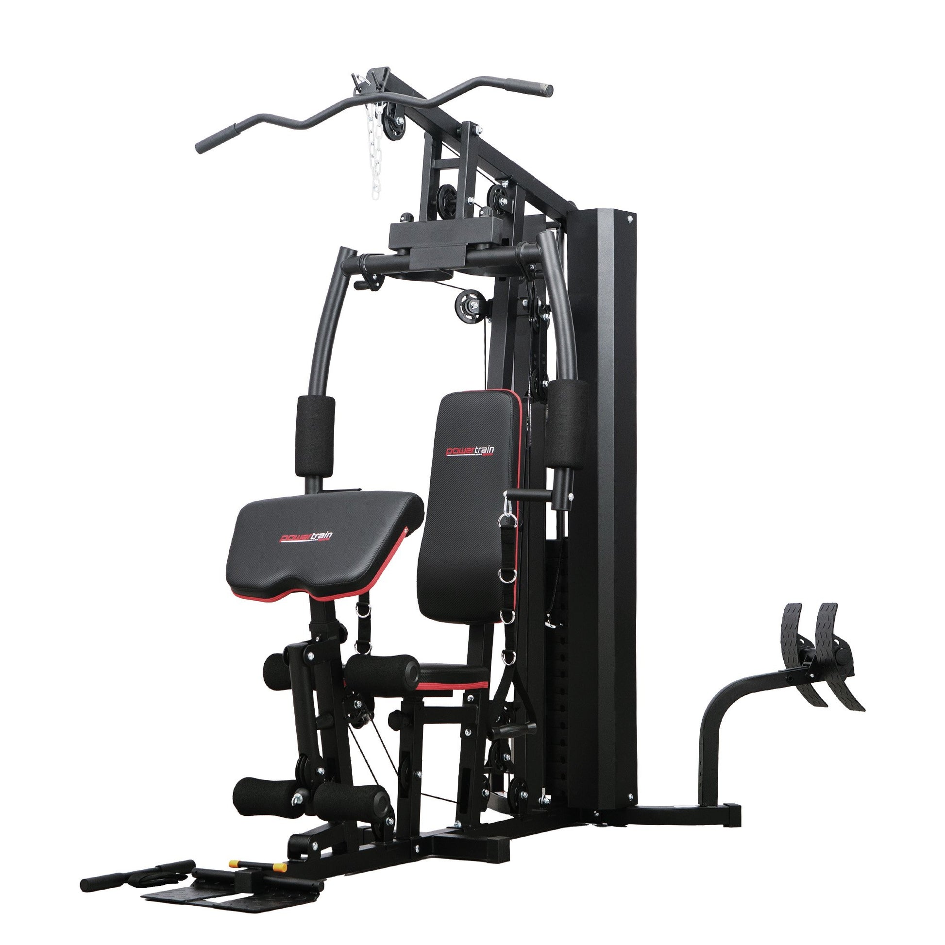 Powertrain Jx-89 multi-station home gym with 68kg weight cable machine for strength training and full-body workouts.