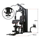 Powertrain Jx-89 multi-station home gym with 68kg weight and cable machine for full-body strength training.