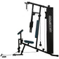 Powertrain JX-300 multi-station home gym with 44kg weight stack, cable machine, curl pad, leg extension, and pull-down bar.