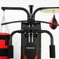 Powertrain home gym multi station with boxing punching bag and speed ball for boxing and fitness training by Online Fitness Depot