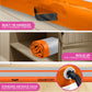 Orange Powertrain Airtrack inflatable gymnastics tumbling mat, 3m x 1m, 20cm thick, used for gymnastics and fitness training.
