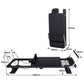 Powertrain Aria Steel Foldable Pilates Board Reformer with platform extender, jumpboard, footbar, and sitting box for full-body fitness.
