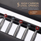 Powertrain Aria Steel Foldable Pilates Board Reformer with footbar, sitting box, jumpboard, and platform extender for full-body fitness.