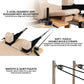 Wooden Selina Pilates Reformer machine with jumpboard and sitting box, beige oak finish, for home gym workouts by Online Fitness Depot.