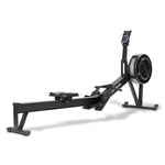 Online Fitness Depot Powertrain Air Rowing Machine for home gym cardio workout, featuring adjustable resistance and digital display.