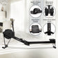 Online Fitness Depot Powertrain Air Rowing Machine for home gym cardio, featuring adjustable resistance and ergonomic design.