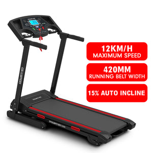 Electric Powertrain K200 folding treadmill from Online Fitness Depot, suitable for home gym running and exercise workouts.