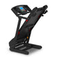 Powertrain K200 electric folding treadmill for home gym, featuring a running deck and digital display for cardio workouts