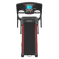 Powertrain K200 electric folding treadmill for home gym, with digital display and sturdy frame for running and walking workouts.