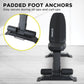 Adjustable Powertrain Home Gym Dumbbell Bench with padded seat and backrest for versatile strength training exercises.