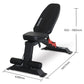 Adjustable Powertrain Home Gym Dumbbell Bench with padded seat and backrest for versatile strength training exercises.