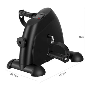 Mini exercise bike from Online Fitness Depot with adjustable resistance, compact design for indoor home gym use.