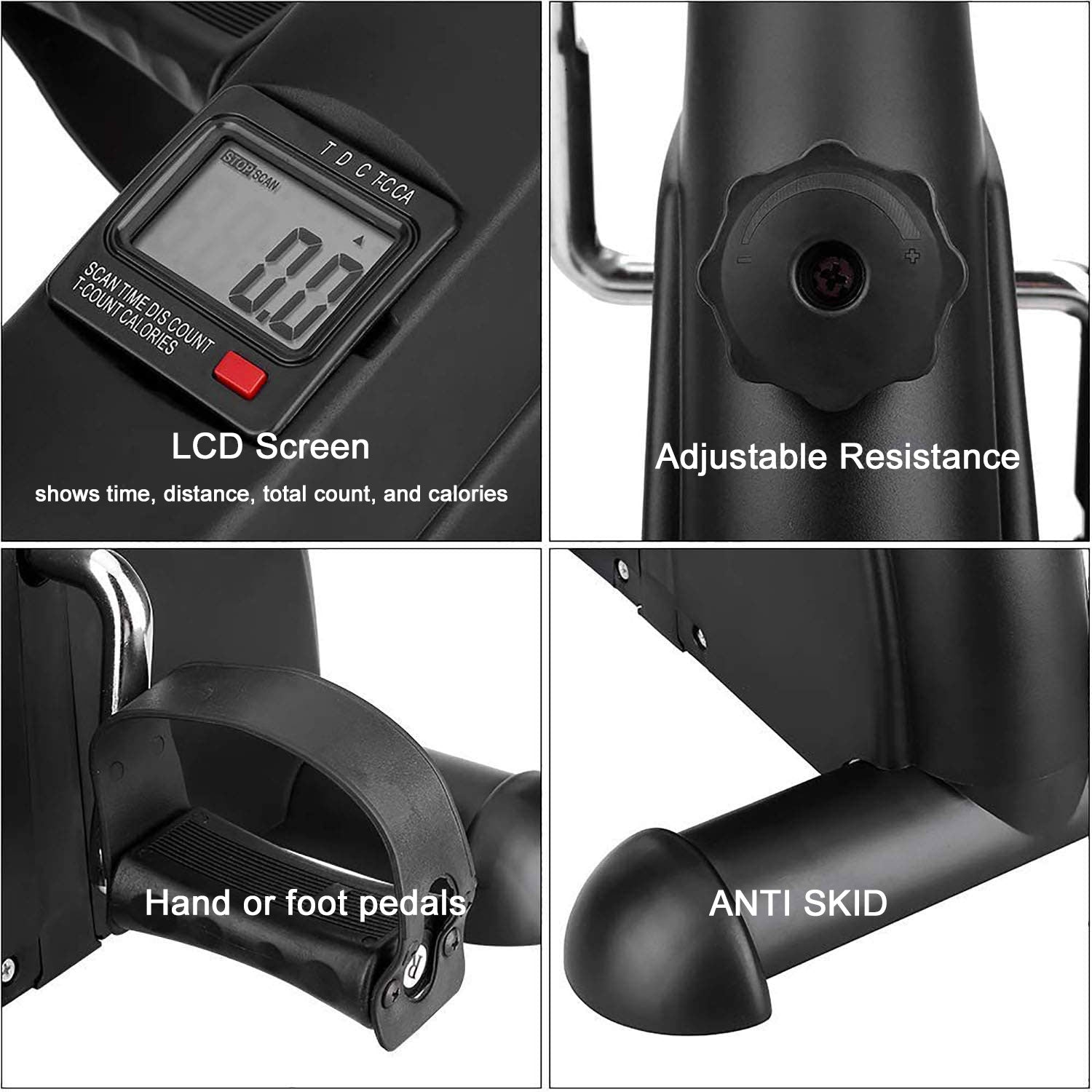 Mini exercise bike pedal exerciser from Online Fitness Depot, compact indoor gym cycle with resistance for home fitness.