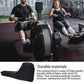 Black waterproof rowing machine cover by Online Fitness Depot protects gym equipment from dust and moisture.