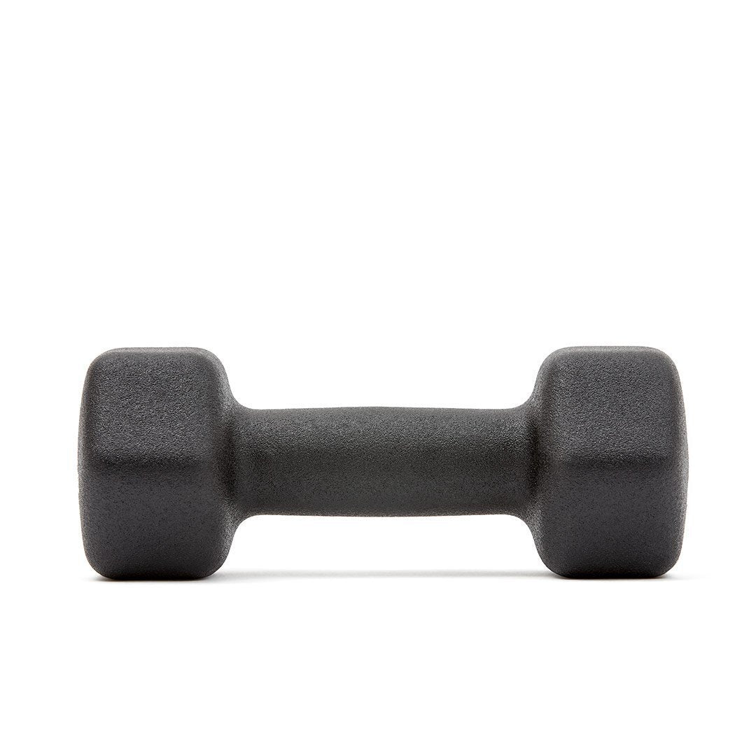 Pair of Adidas Hex Dumbbells for gym training and weight lifting, featuring durable cast iron and comfortable grip handles.
