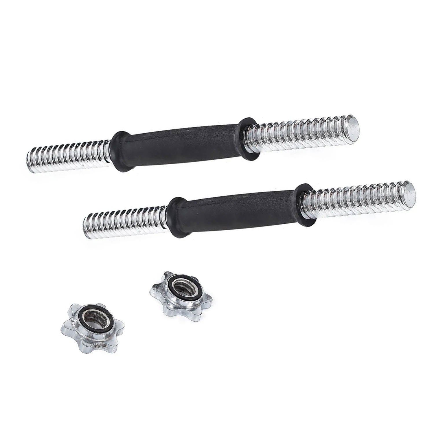 20kg cast iron dumbbell set with black weights and handle, suitable for home gym fitness training by Online Fitness Depot.