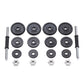 20kg cast iron dumbbell set from Online Fitness Depot with black weights for home gym strength training and fitness.