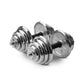 30kg chrome dumbbell set with fitness barbell and case, ideal for home gym training by Online Fitness Depot