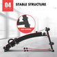 Foldable adjustable sit-up abdominal bench by Online Fitness Depot with padded support for core workouts and fitness training.