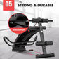 Foldable adjustable sit-up ab bench from Online Fitness Depot with padded surface for abdominal exercises and gym workouts.