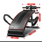 Foldable adjustable sit-up ab bench from Online Fitness Depot with padded support for core workouts and abdominal exercises.