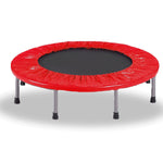 Red 40-inch mini trampoline jogger for home workout, rebounder fitness exercise by Online Fitness Depot.