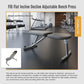 Adjustable FID flat incline decline gym bench from Online Fitness Depot, designed for versatile strength training exercises.