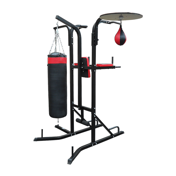 Power boxing station stand with speed ball punching bag for boxing training and fitness from Online Fitness Depot.