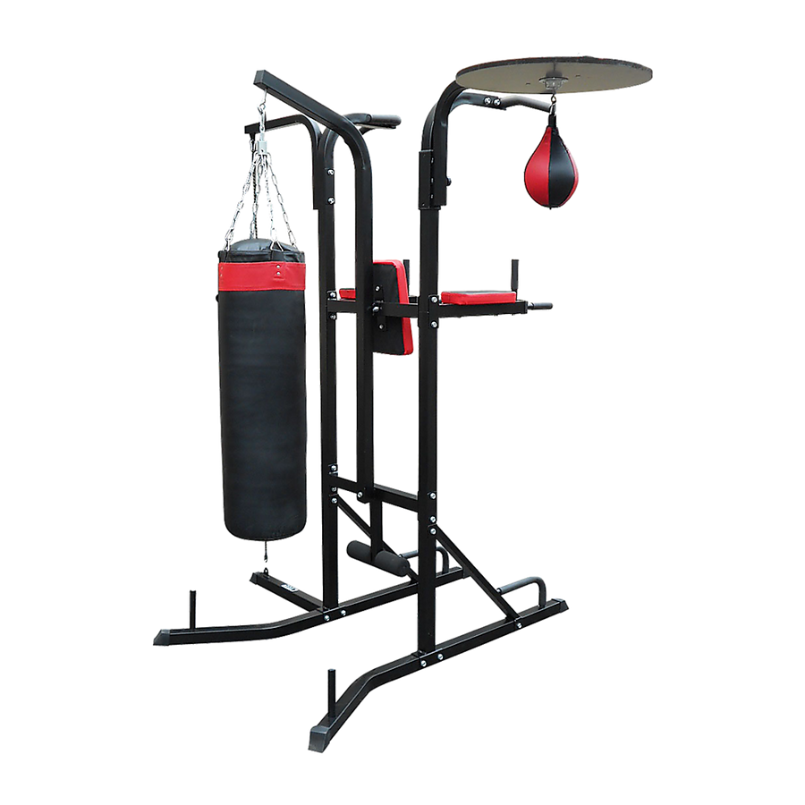 Power boxing station stand with speed ball punching bag for boxing training and fitness from Online Fitness Depot.