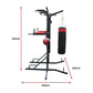 Power boxing station stand with speed ball punching bag for boxing training and martial arts workouts, from Online Fitness Depot.