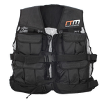 Online Fitness Depot 20LBS weighted exercise vest for gym training, featuring adjustable straps and durable construction.