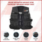Online Fitness Depot 20LBS weighted gym exercise training sport vest worn over athletic clothing for weight training and fitness.
